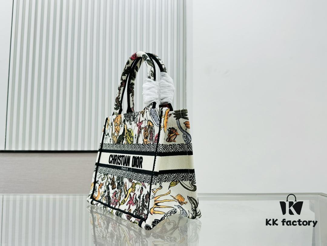 Authentic Thick Fabric Warning  ️ Small Size Book Tote