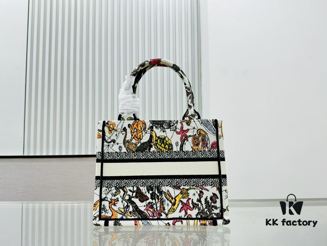 Authentic Thick Fabric Warning  ️ Small Size Book Tote