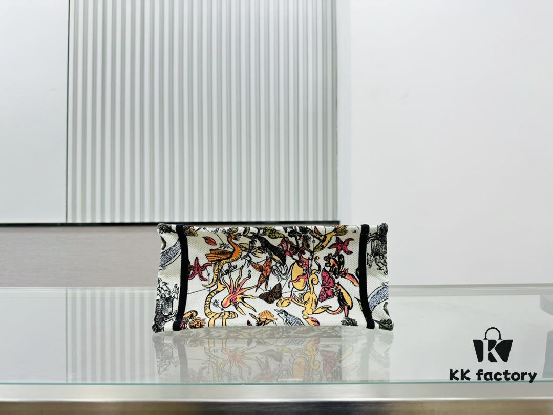 Authentic Thick Fabric Warning  ️ Small Size Book Tote