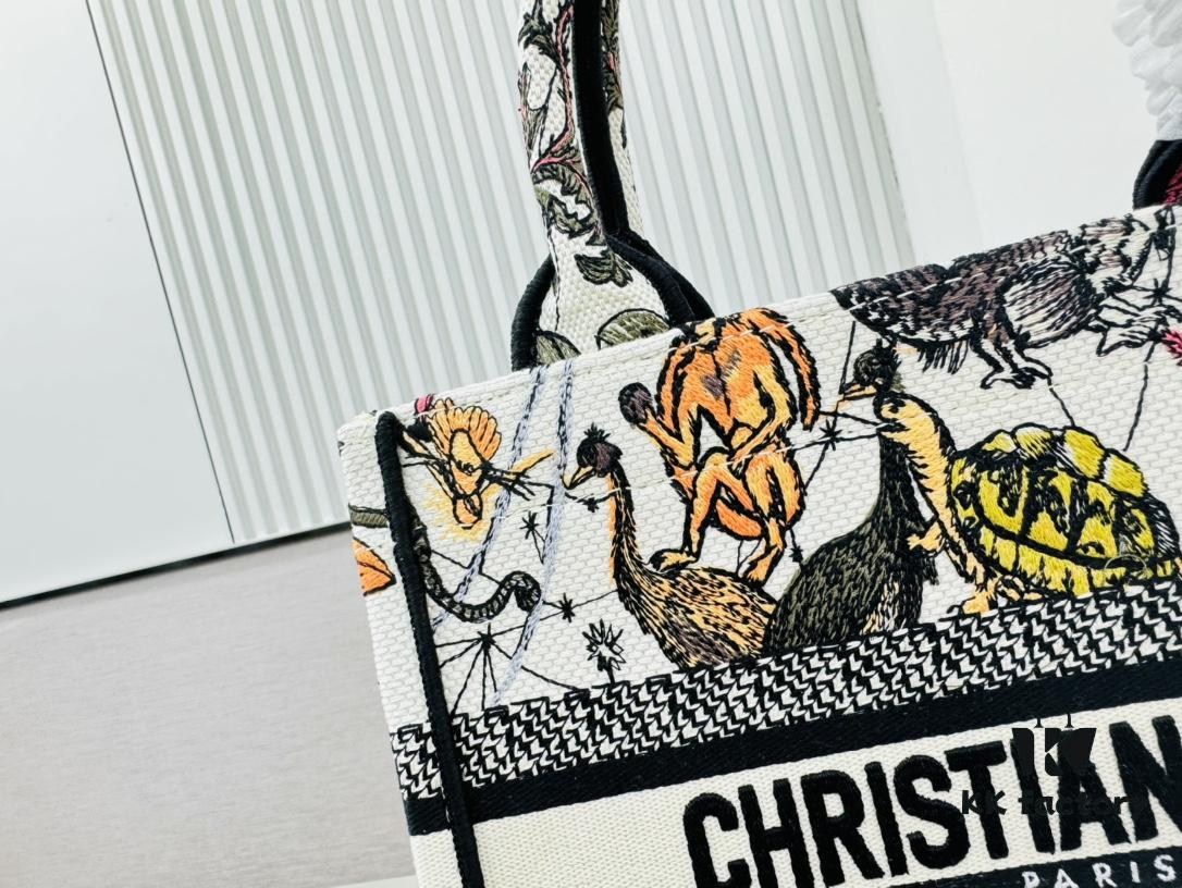 Authentic Thick Fabric Warning  ️ Small Size Book Tote