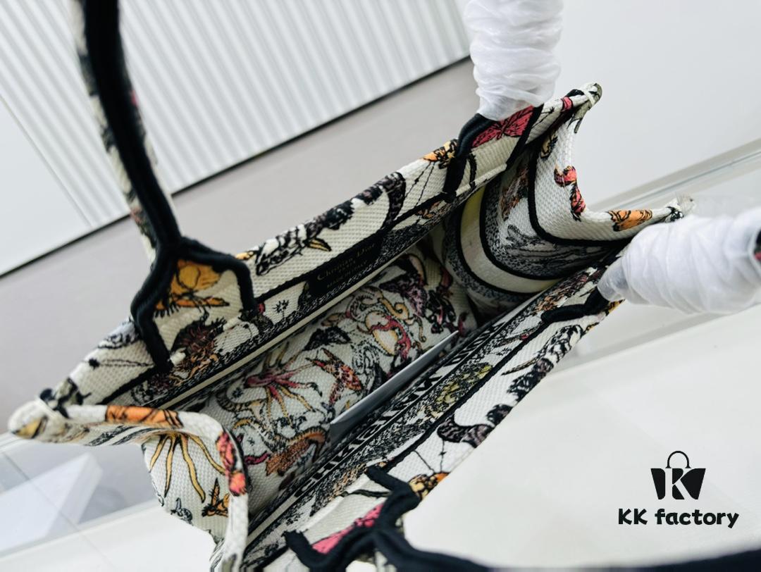 Authentic Thick Fabric Warning  ️ Small Size Book Tote