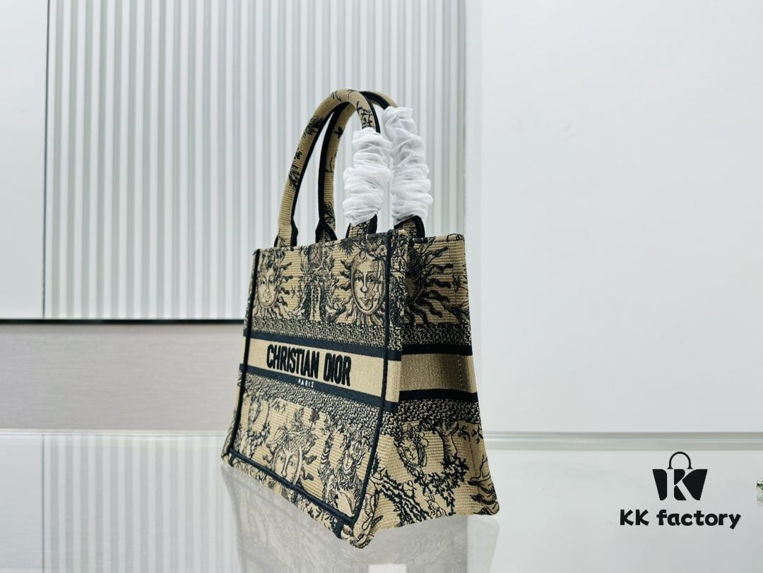 Authentic Thick Fabric Warning  ️ Small Size Book Tote