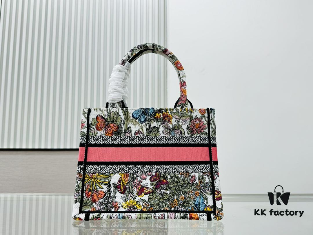 Authentic Thick Fabric Warning  ️ Small Size Book Tote