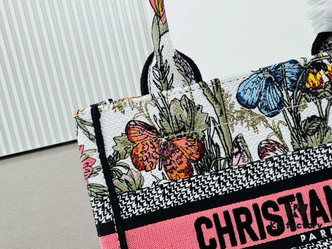 Authentic Thick Fabric Warning  ️ Small Size Book Tote