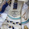 Luxury Custom Sweet Harness Double-Sided 90 Silk Scarf