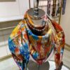 Luxury Custom Crystal Valley Double-Sided 90 Silk Scarf