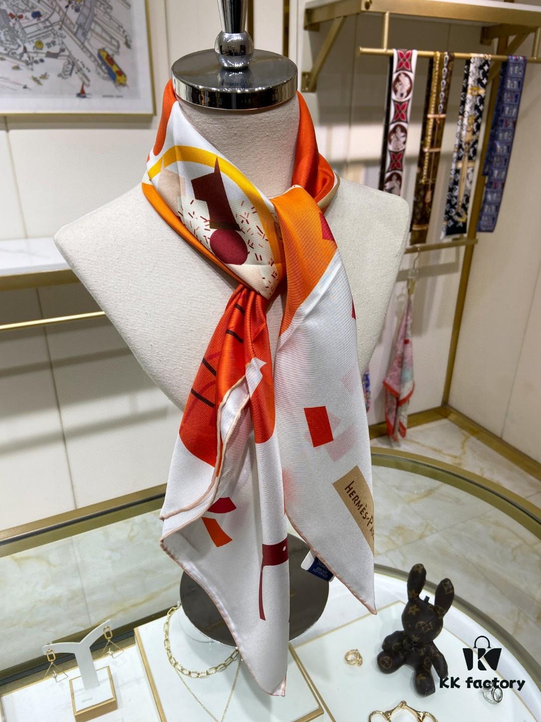 New Arrival 💫 Hermès Silk Scarf, Top-tier Craftsmanship, Exceptional Value! Recommended by All Who Bought!