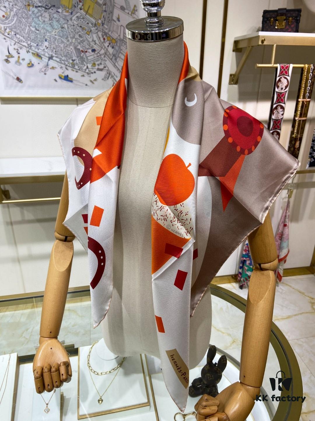 New Arrival 💫 Hermès Silk Scarf, Top-tier Craftsmanship, Exceptional Value! Recommended by All Who Bought!