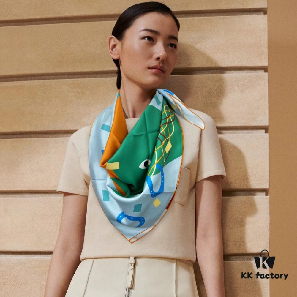 New Arrival 💫 Hermès Silk Scarf, Top-tier Craftsmanship, Exceptional Value! Recommended by All Who Bought!