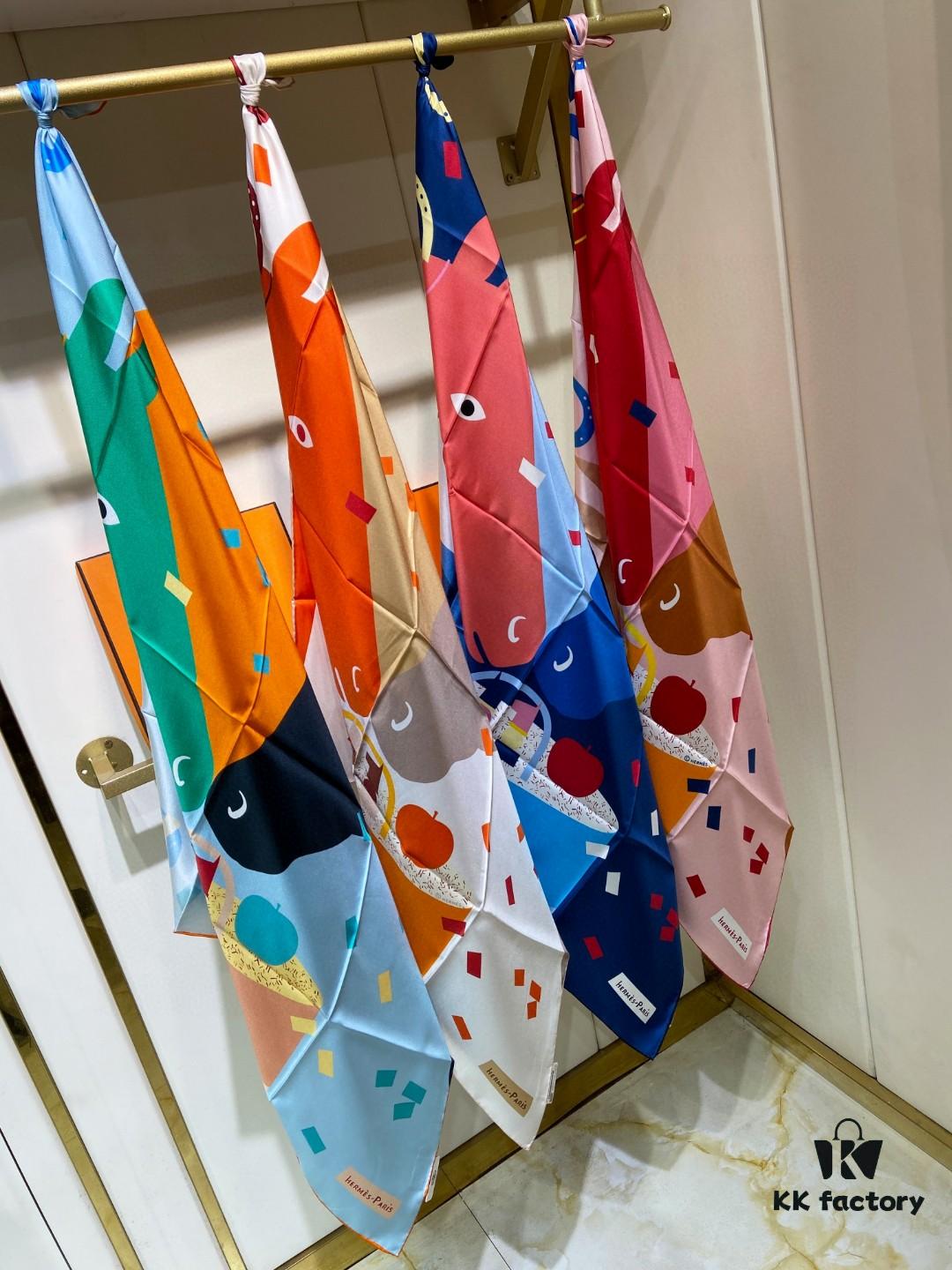 New Arrival 💫 Hermès Silk Scarf, Top-tier Craftsmanship, Exceptional Value! Recommended by All Who Bought!