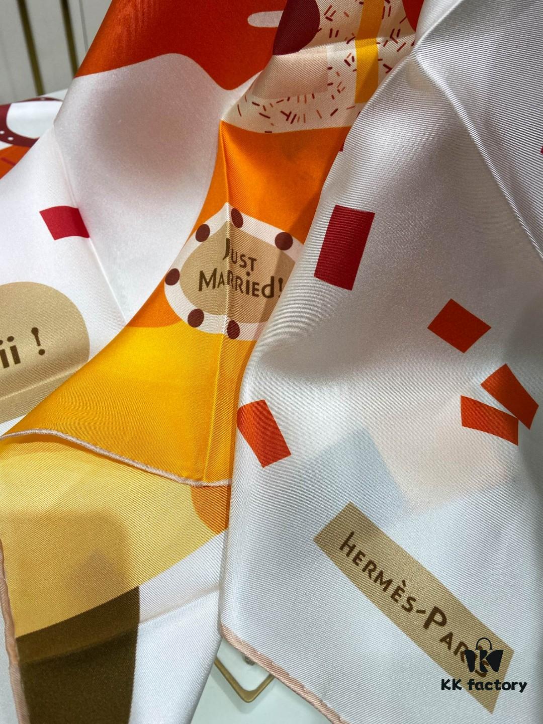 New Arrival 💫 Hermès Silk Scarf, Top-tier Craftsmanship, Exceptional Value! Recommended by All Who Bought!