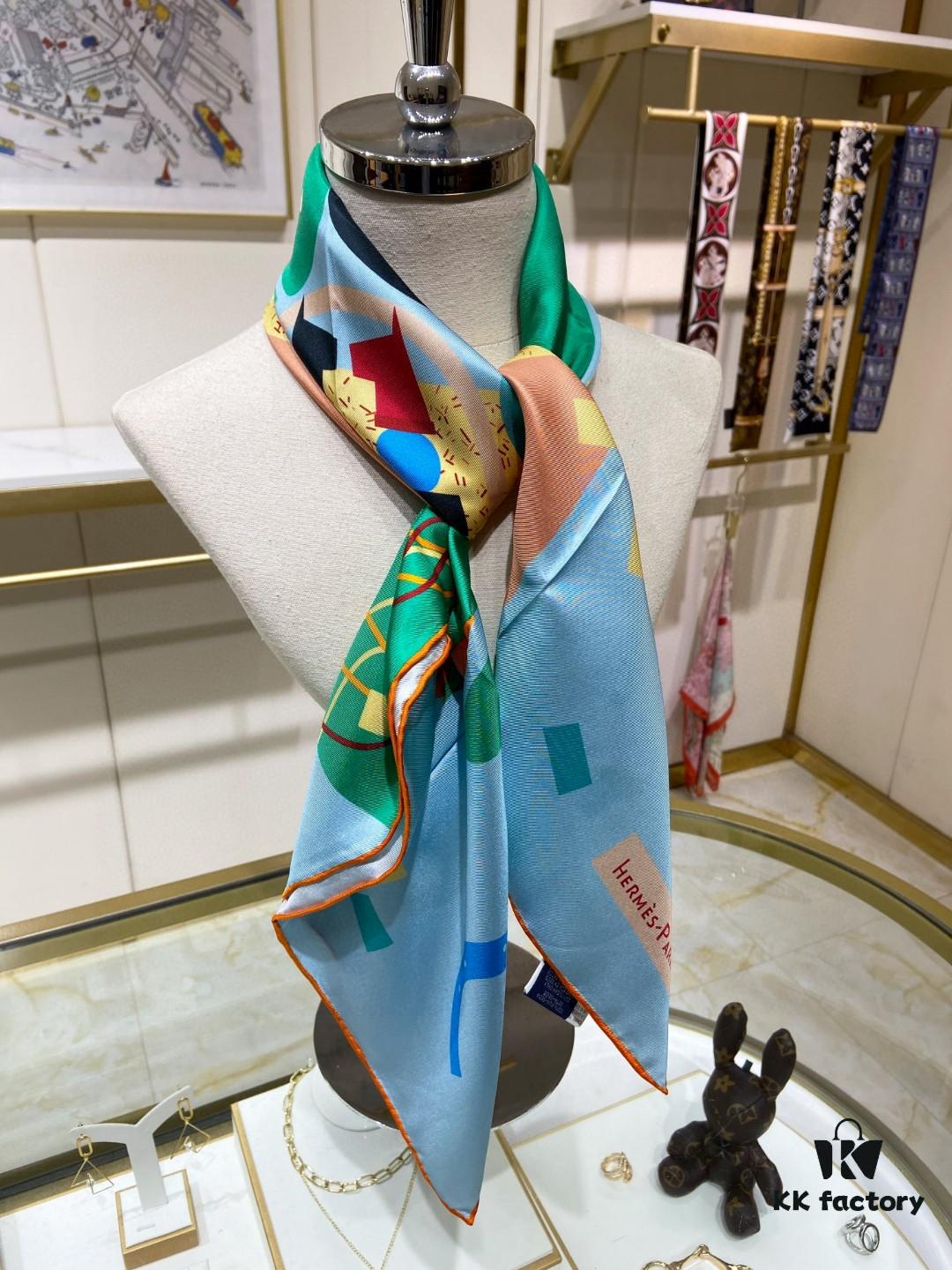 New Arrival 💫 Hermès Silk Scarf, Top-tier Craftsmanship, Exceptional Value! Recommended by All Who Bought!