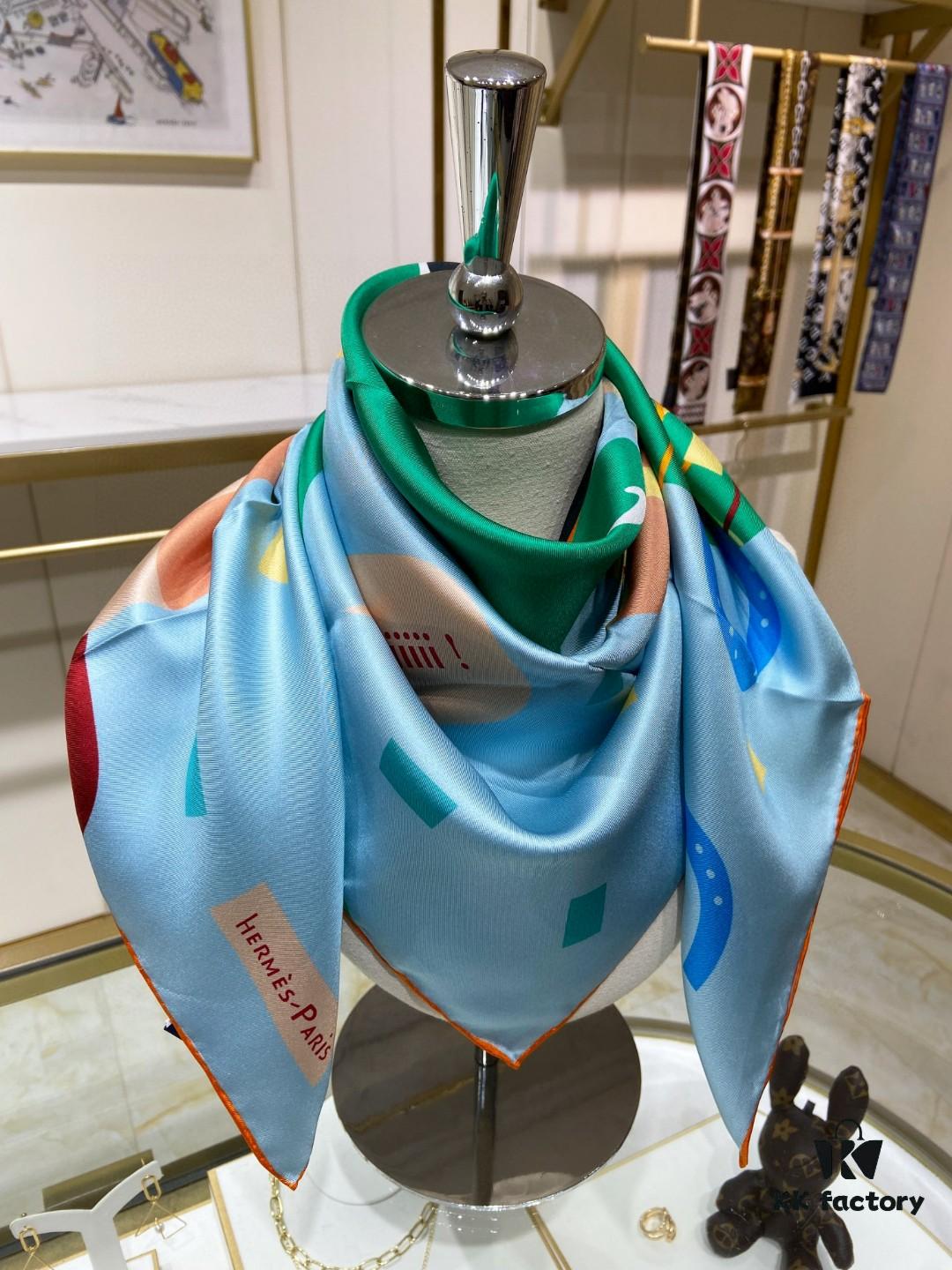 New Arrival 💫 Hermès Silk Scarf, Top-tier Craftsmanship, Exceptional Value! Recommended by All Who Bought!