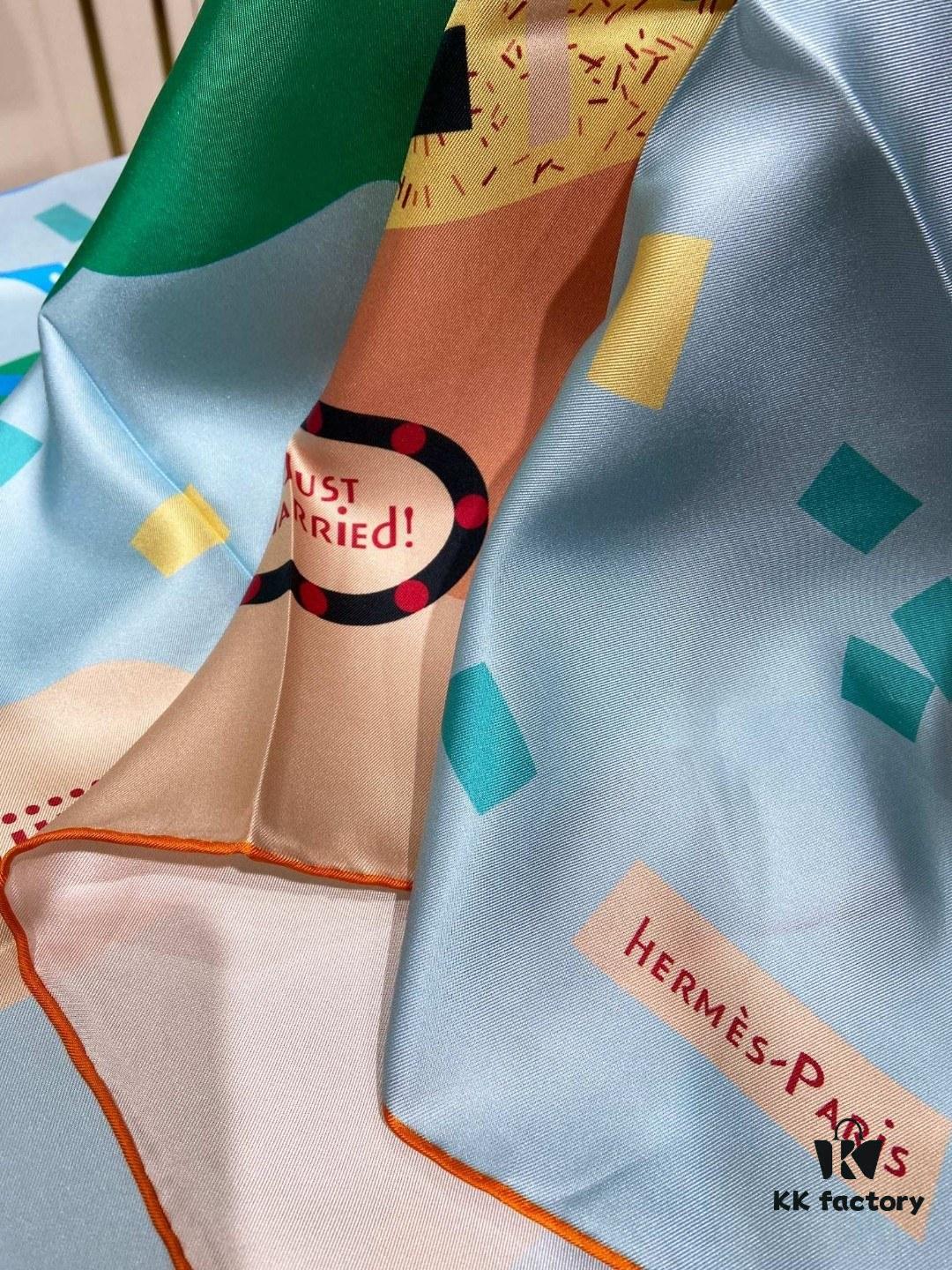 New Arrival 💫 Hermès Silk Scarf, Top-tier Craftsmanship, Exceptional Value! Recommended by All Who Bought!