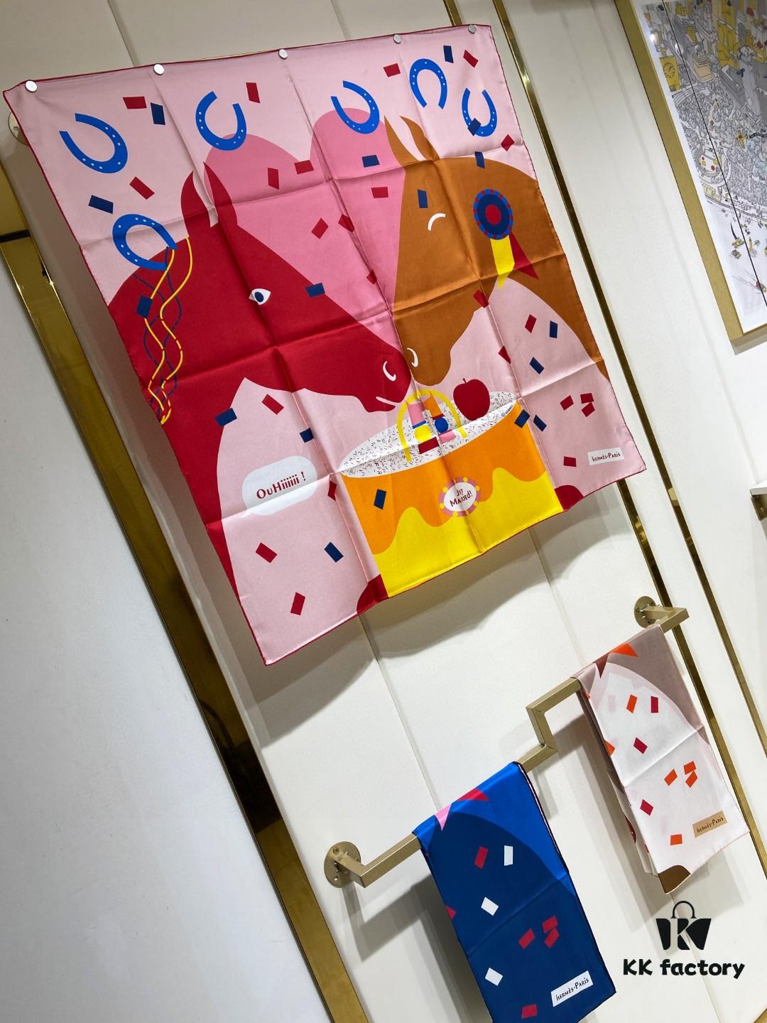 New Arrival 💫 Hermès Silk Scarf, Top-tier Craftsmanship, Exceptional Value! Recommended 💕