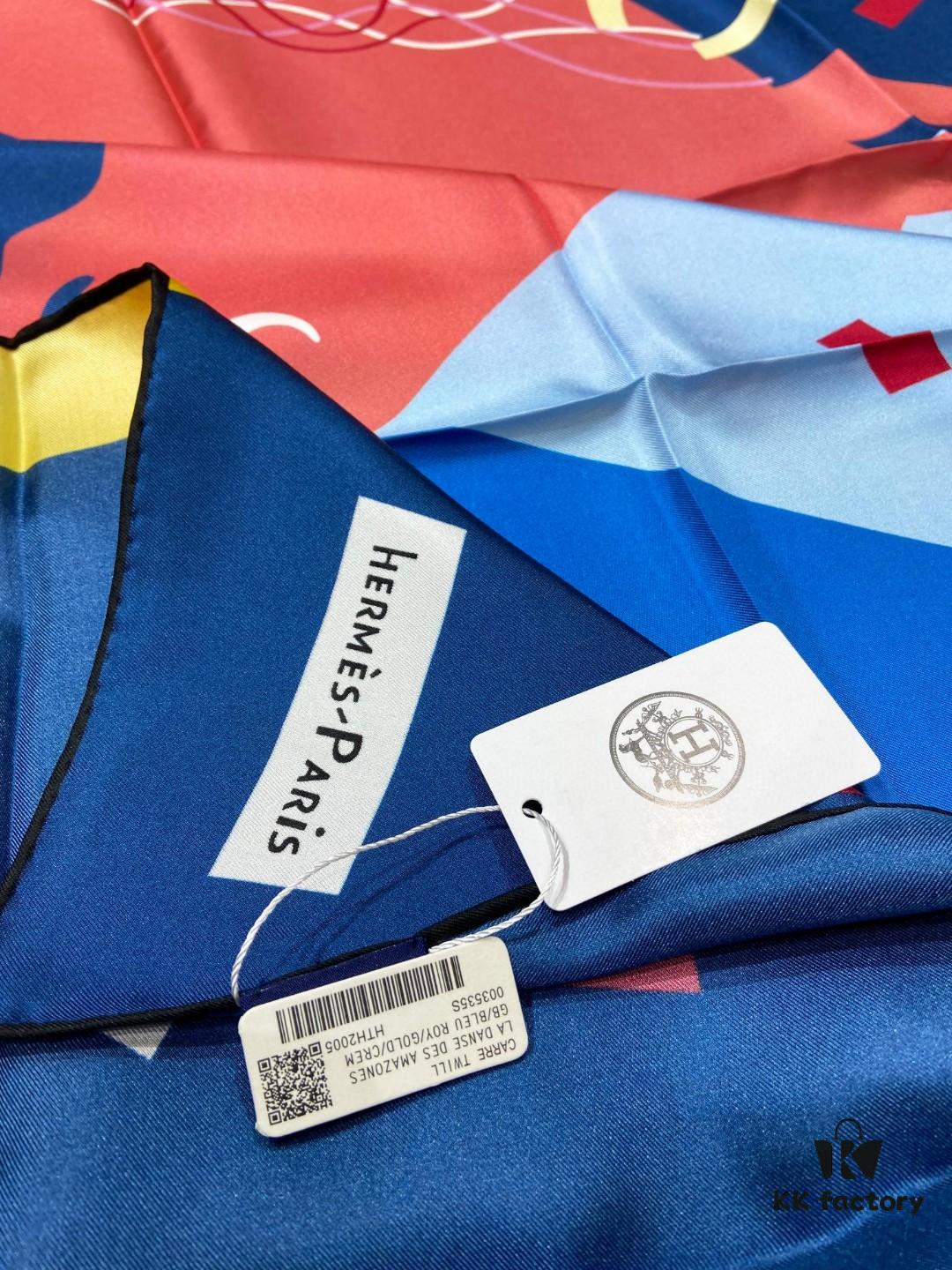 New Arrival 💫 Hermès Silk Scarf, Premium Craftsmanship, Incredible Value! Top-Quality Twill Silk, 90cm x 90cm