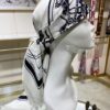 Luxury Custom Horse Carriage Silk Scarf 90 - 100% Premium 18 Momme Double-Sided Satin Silk, Top Craftsmanship, High-End Fashion Accessory
