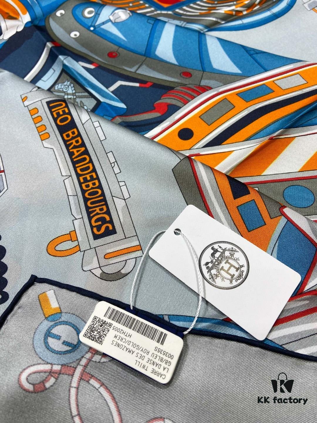 New Arrival💫 Hermès Single-Sided 100% Pure Silk Square Scarf, Top-Tier Craftsmanship, Highly Recommended!