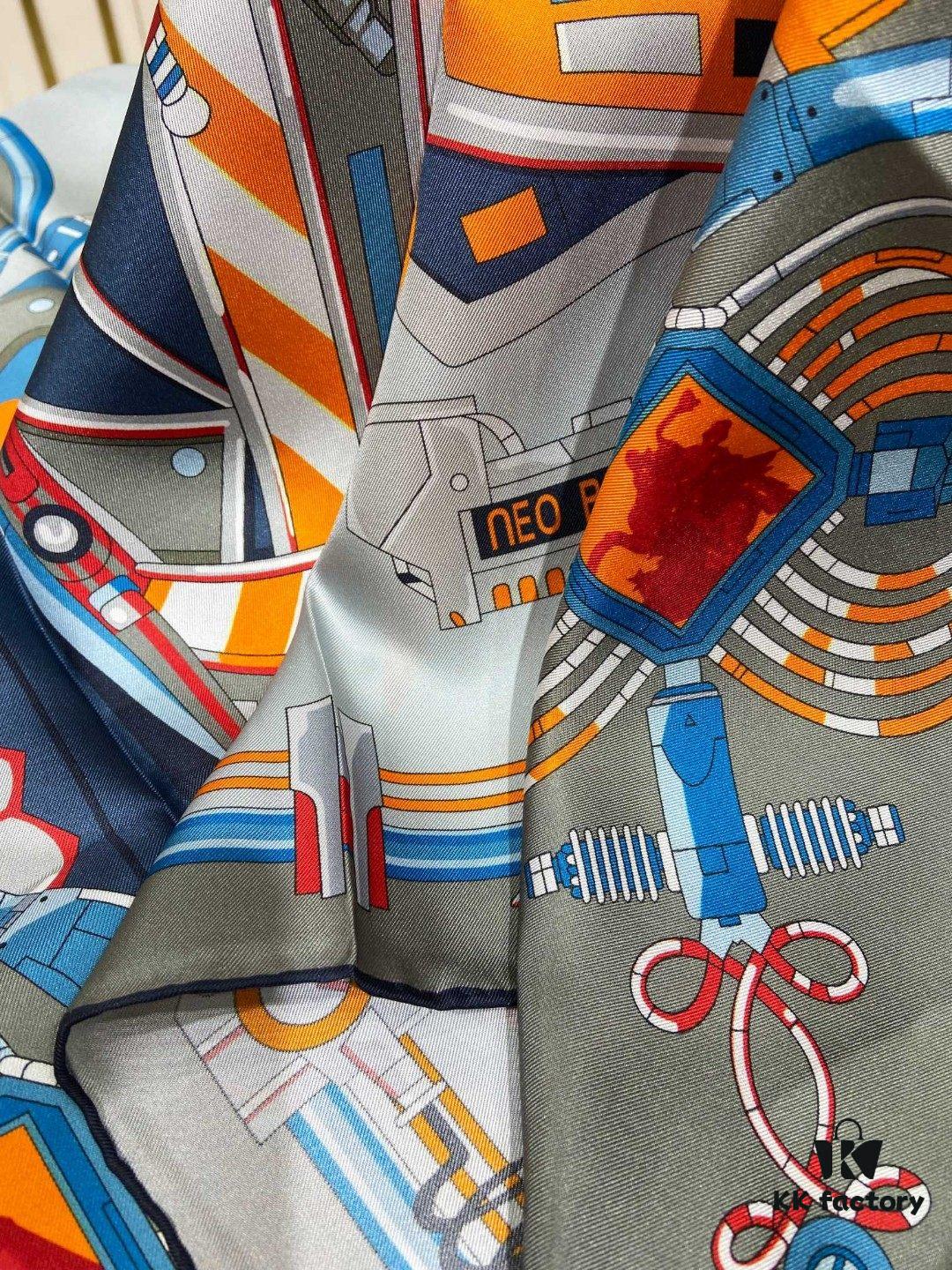 New Arrival💫 Hermès Single-Sided 100% Pure Silk Square Scarf, Top-Tier Craftsmanship, Highly Recommended!