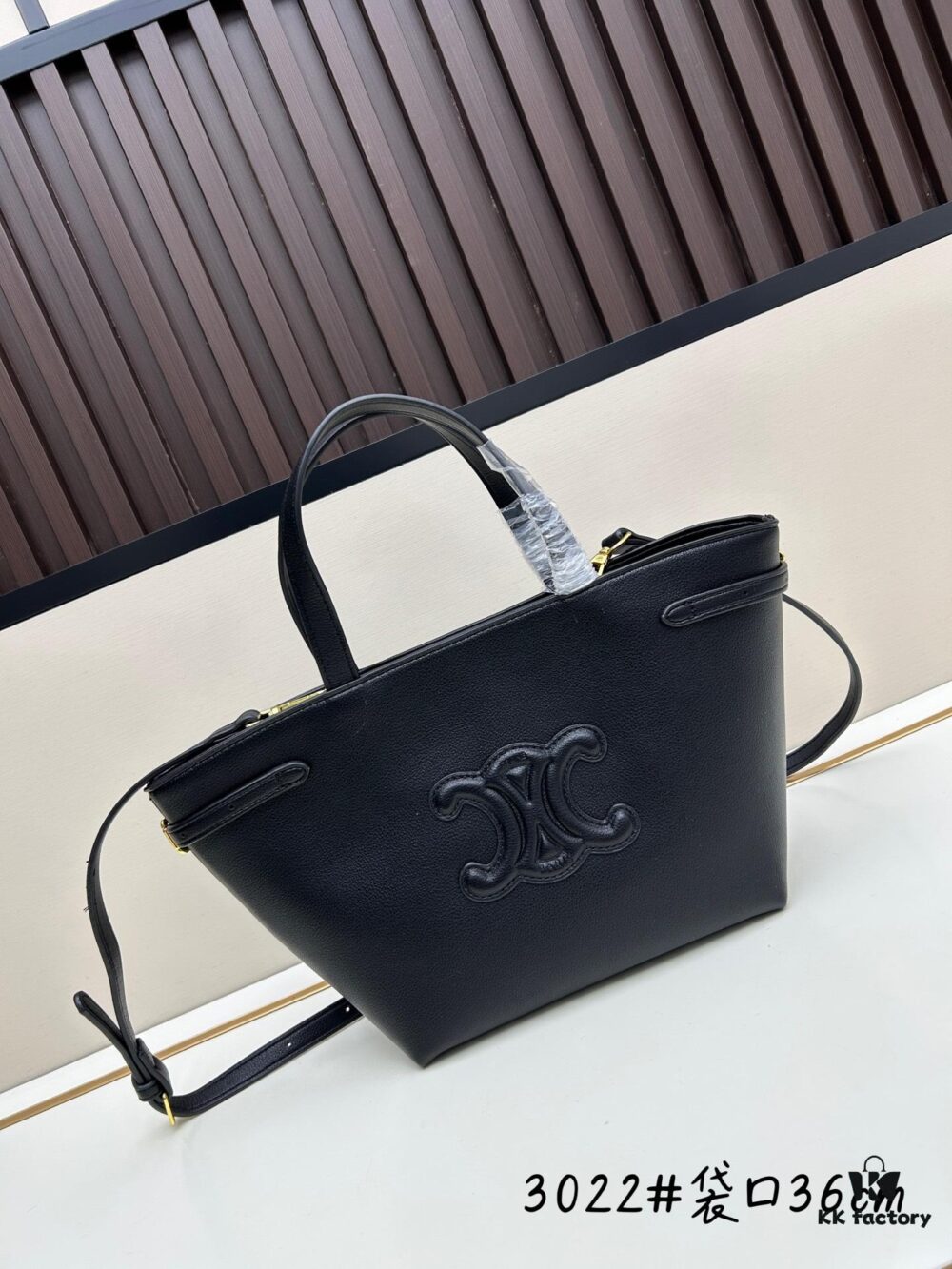 Celine Arc de Triomphe Tote Bag with Archway Gold Buckle