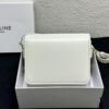 Celine Triomphe Hand-Rubbed Calfskin Shoulder Bag
