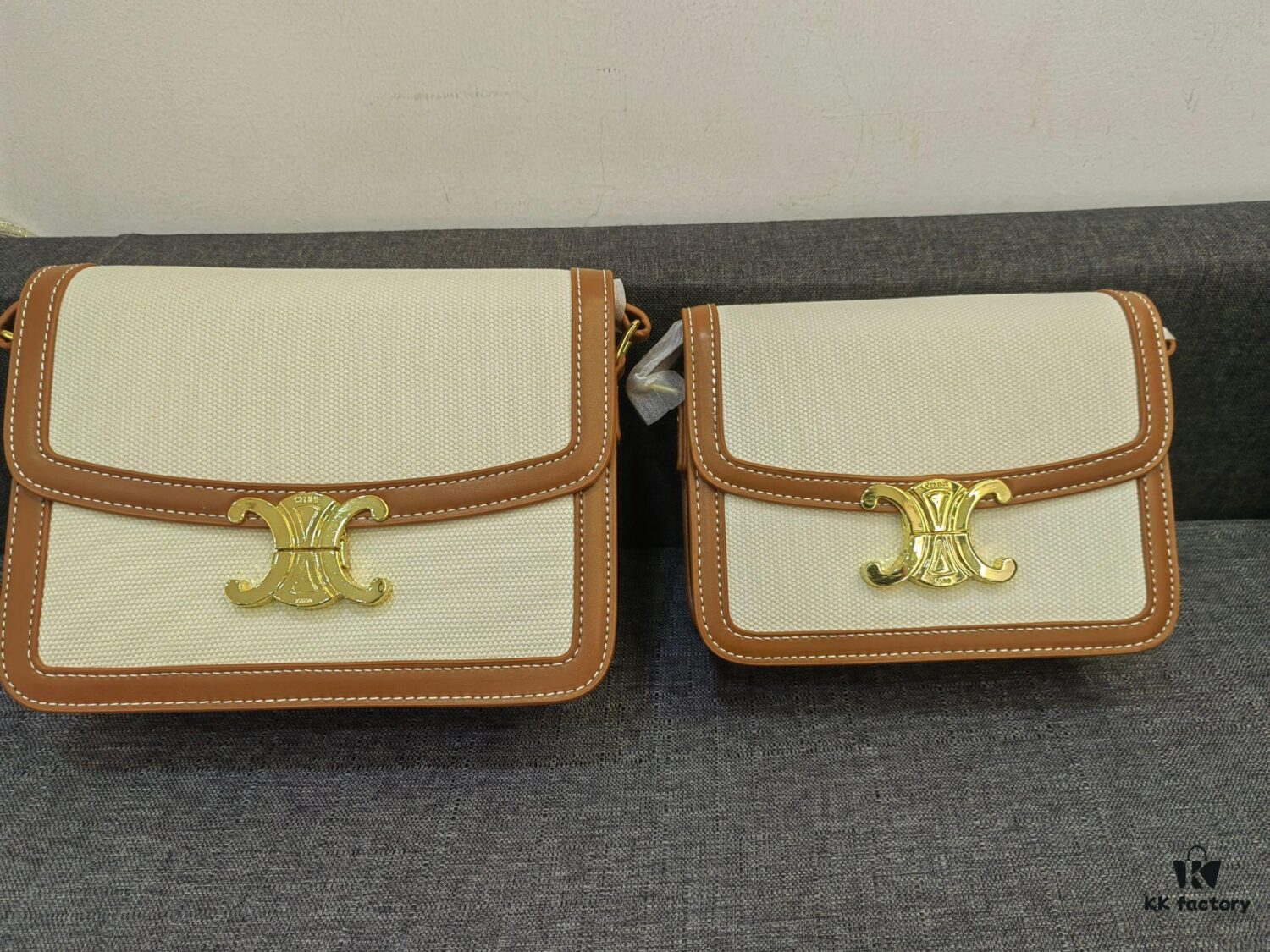 CELINE Triomphe Arch Square Bag BOX TEEN Shoulder Bag Vintage Women's Single-shoulder Crossbody Bag