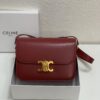 Celine Hand-Rubbed Grain Calfskin Triumph Arch Bag