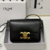 Celine Triomphe Hand-Rubbed Calfskin Shoulder Bag