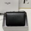 Celine Triomphe Hand-Rubbed Calfskin Shoulder Bag
