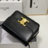 Celine Triomphe Hand-Rubbed Calfskin Shoulder Bag