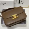 Celine Hand-Rubbed Grain Calfskin Triumph Arch Bag