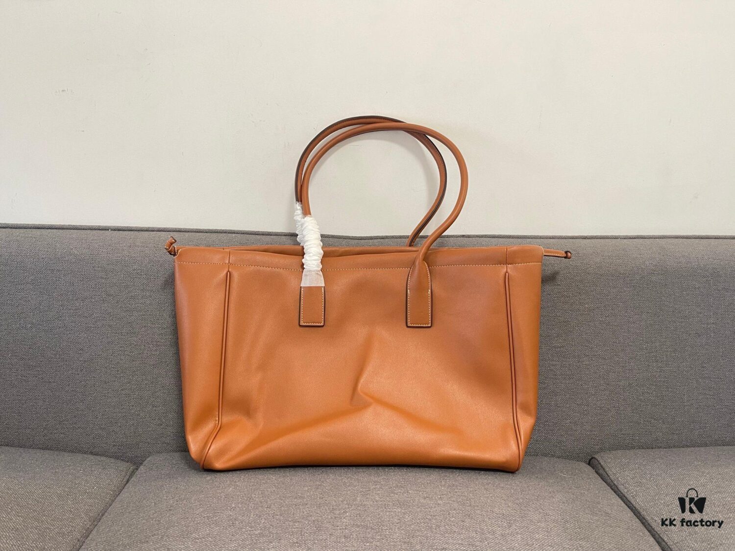 CELINE CABAS TRIOMPHE Large Drawstring Tote Bag in Soft Leather