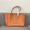 CELINE CABAS TRIOMPHE Large Drawstring Tote Bag in Soft Leather