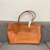 CELINE CABAS TRIOMPHE Large Drawstring Tote Bag in Soft Leather