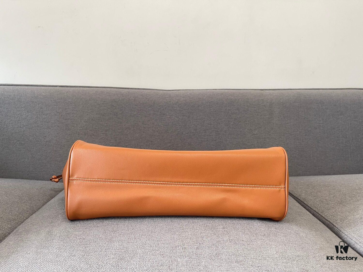 CELINE CABAS TRIOMPHE Large Drawstring Tote Bag in Soft Leather