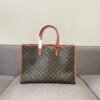 Large CELENE TRIOMPHE Spring Horizontal CABAS Tote Bag, Versatile Classic Triumph Monogram Series, Stylish and Durable Calfskin & PVC Tote, Must-Have for Fashion Enthusiasts