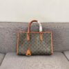 Small CELINE Spring-Summer Horizontal CABAS Tote Bag, Versatile and Stylish, Newly Released Compact Size | Classic Triumph Monogram Collection, Unisex Design, Highly Recommended by Bloggers and Celebrities