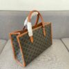 Small CELINE Spring-Summer Horizontal CABAS Tote Bag, Versatile and Stylish, Newly Released Compact Size | Classic Triumph Monogram Collection, Unisex Design, Highly Recommended by Bloggers and Celebrities