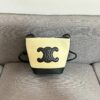 CELINE Spring Summer New Arrival CUIR Bucket Bag with Arc de Triomphe 3D Logo, Sophisticated and Mature Design