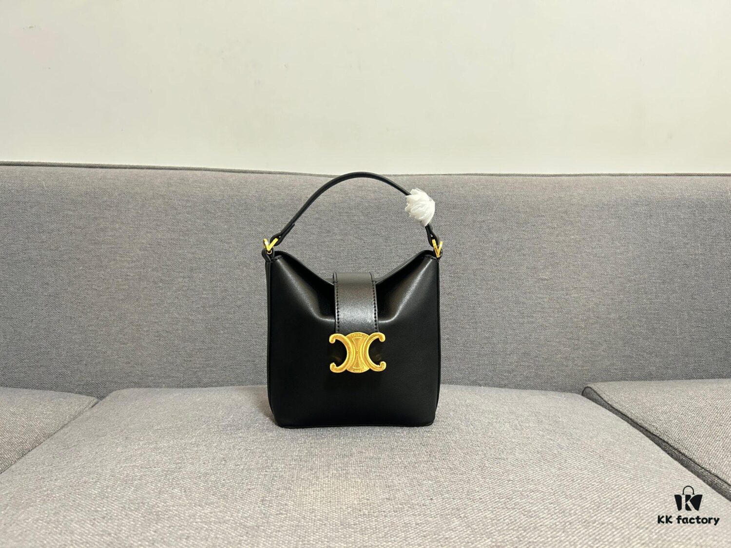 CELINE New Fries Bag, Smooth PVC Cowhide Two Styles, Original Hardware, Exquisitely Compact Design, Handheld or Crossbody, Holds Small Items, Stunning Look