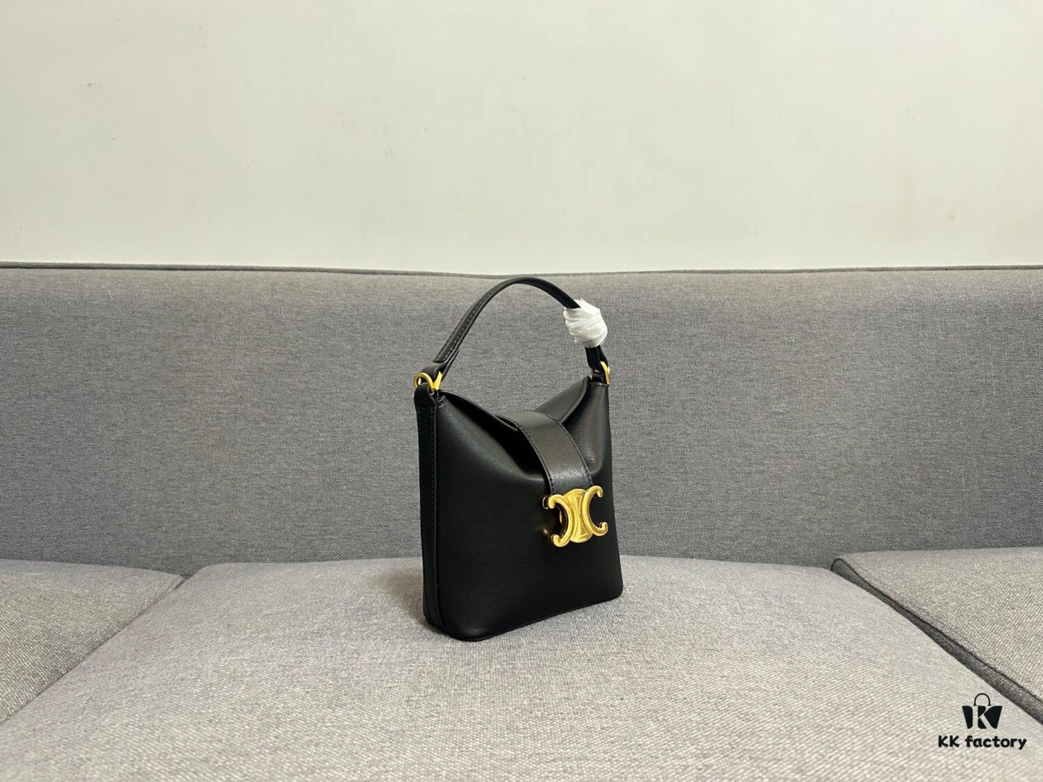 CELINE New Fries Bag, Smooth PVC Cowhide Two Styles, Original Hardware, Exquisitely Compact Design, Handheld or Crossbody, Holds Small Items, Stunning Look