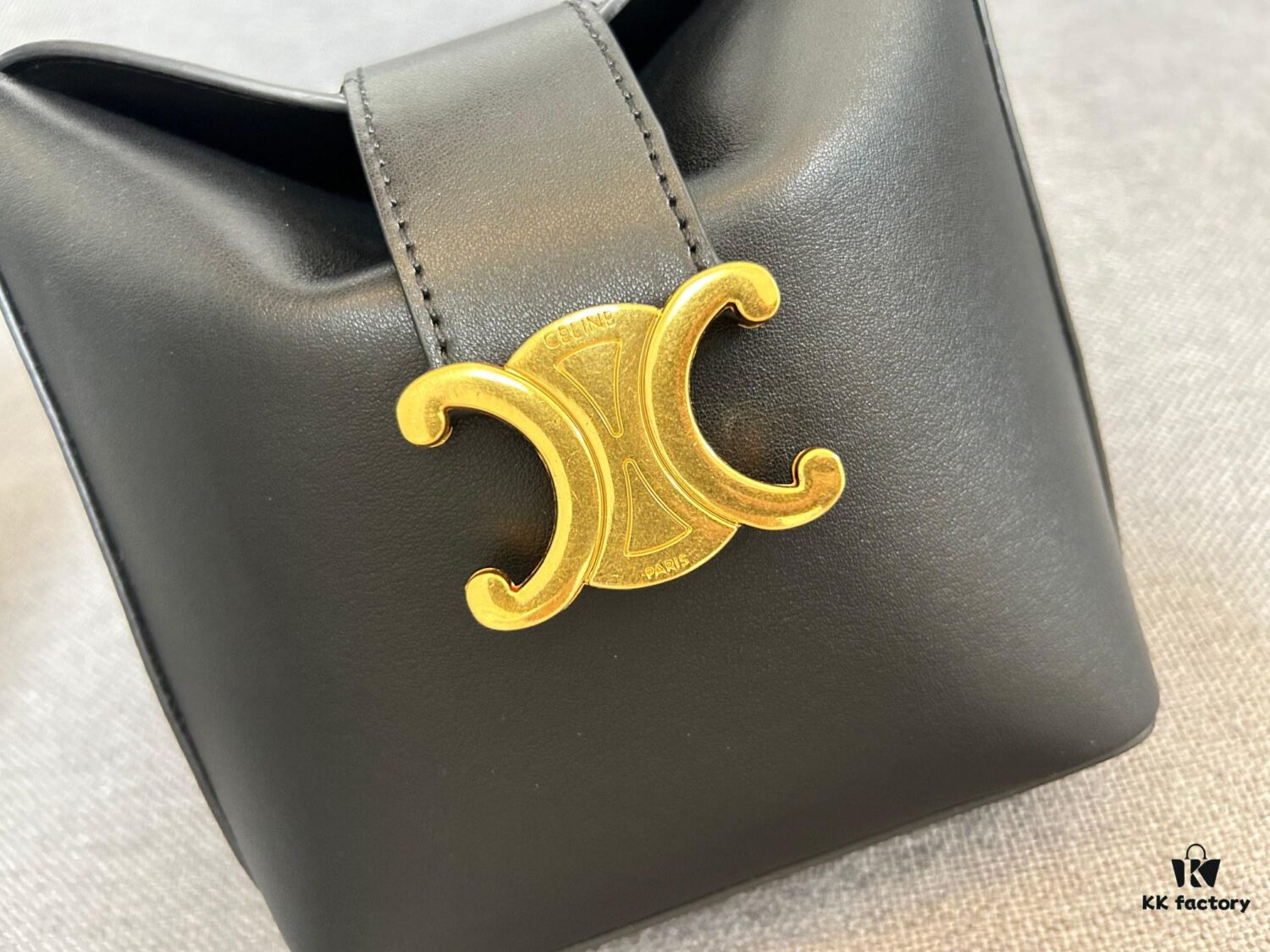 CELINE New Fries Bag, Smooth PVC Cowhide Two Styles, Original Hardware, Exquisitely Compact Design, Handheld or Crossbody, Holds Small Items, Stunning Look