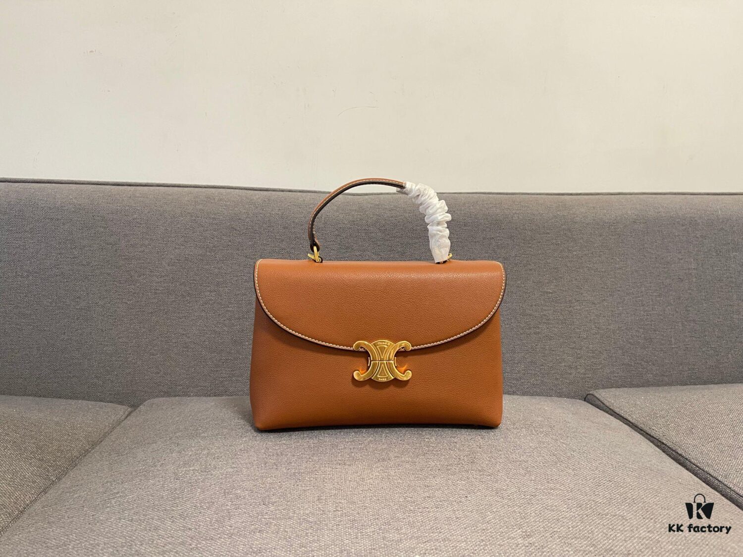 New Arrival CELINE Arc de Triomphe Kelly Bag, 8018#, Size: 25.5x18.5x10