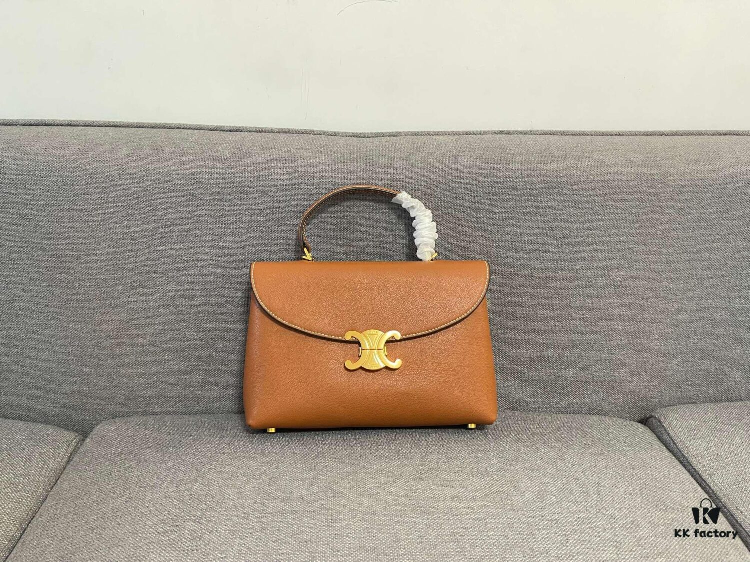 New Arrival CELINE Arc de Triomphe Kelly Bag, 8018#, Size: 25.5x18.5x10