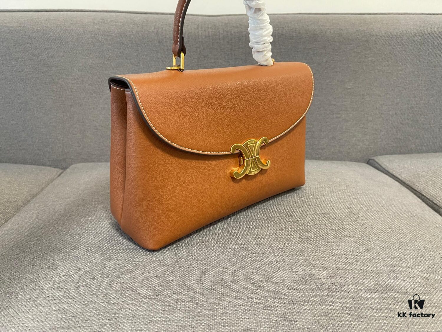 New Arrival CELINE Arc de Triomphe Kelly Bag, 8018#, Size: 25.5x18.5x10