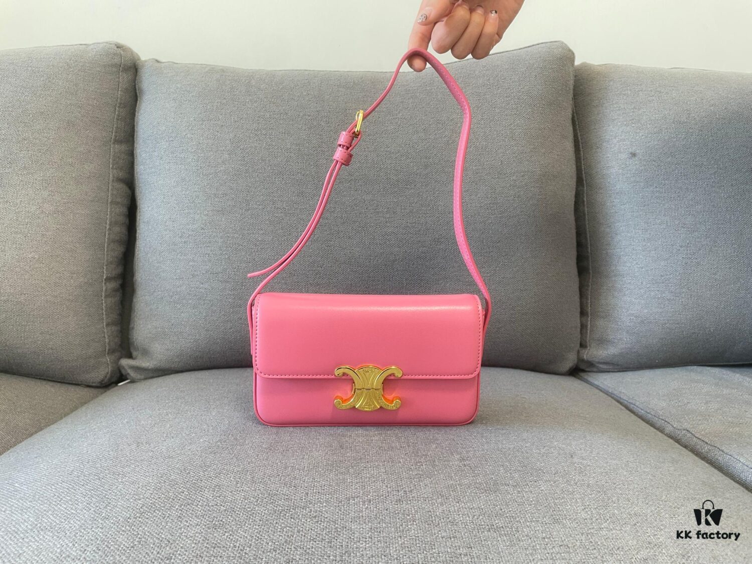 CELINE New Triomphe Archway Underarm Bag, Limited Spring-Summer Edition