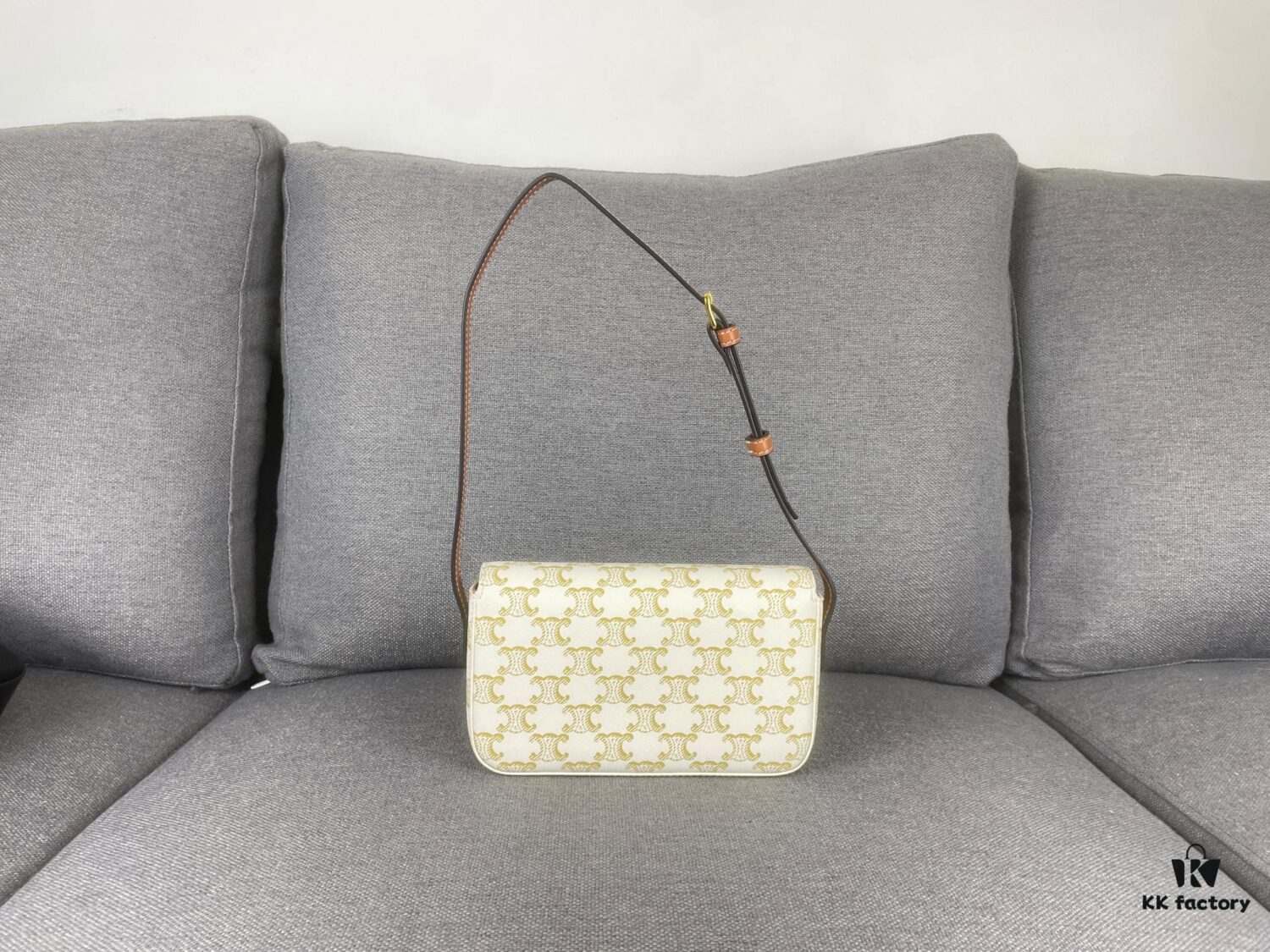 CELINE Brand New Triomphe Arc de Triomphe Underarm Bag, Limited Spring-Summer Edition