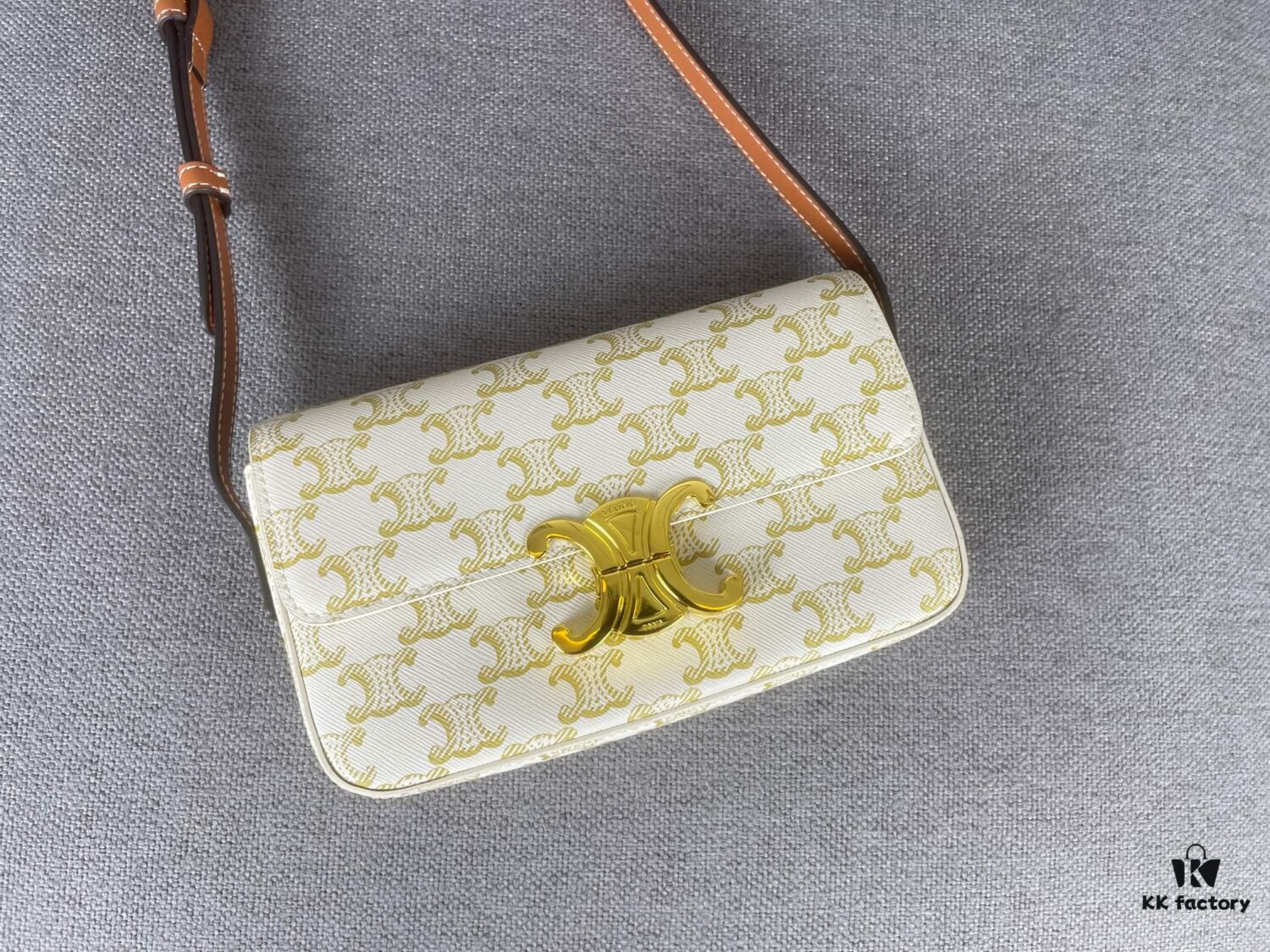 CELINE Brand New Triomphe Arc de Triomphe Underarm Bag, Limited Spring-Summer Edition