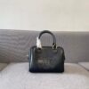 Celine Arc Triomphe Small Boston Pillow Bag in Leather and Fabric Materials