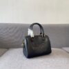 Celine Arc Triomphe Small Boston Pillow Bag in Leather and Fabric Materials